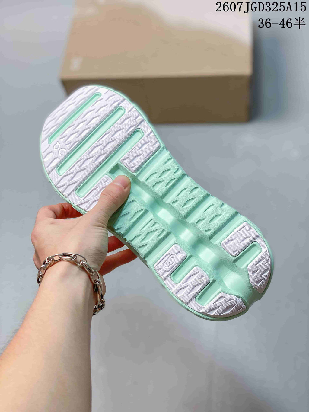 On Cloudtilt Mint Green Lightweight Sneakers for Running - product image from the listing.