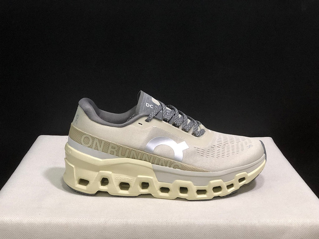 On Cloudmonster 2 Running Shoes in Cream White - product image from the listing.