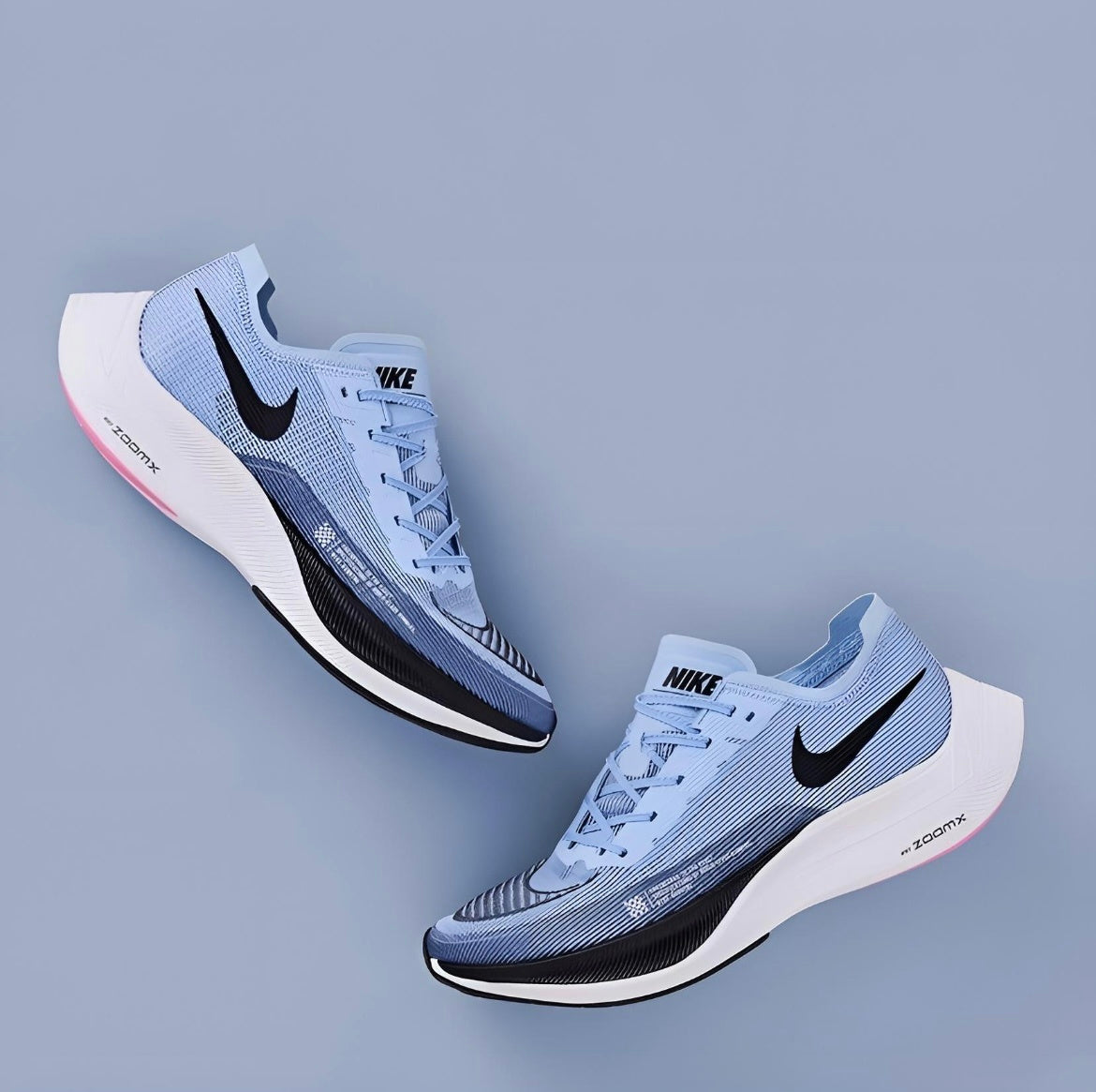Nike ZoomX Vaporfly NEXT% 2 Running Shoes in Blue CU4111-401 - product image from the listing.