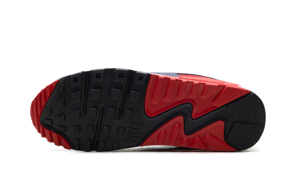 "White/Cool Grey-university Red" AIR MAX 90 DM0029 117 - product image from the listing.