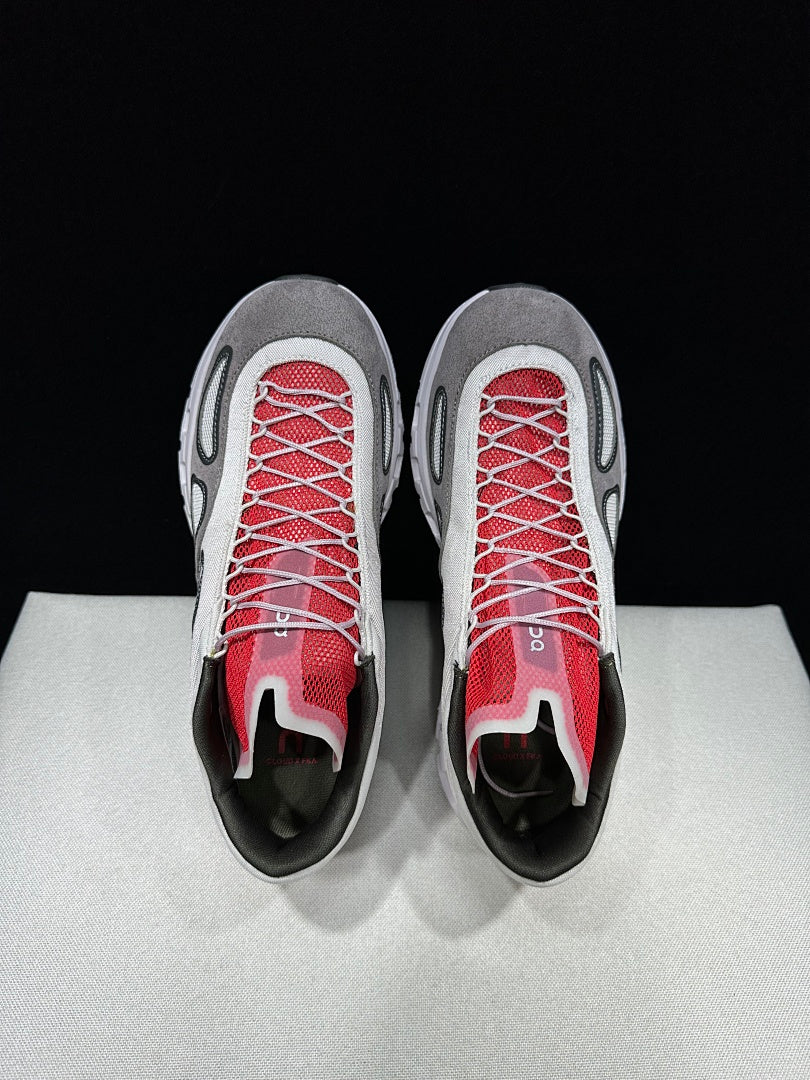 On Cloud X FKA Twigs Sneakers, in Gray and Red - product image from the listing.