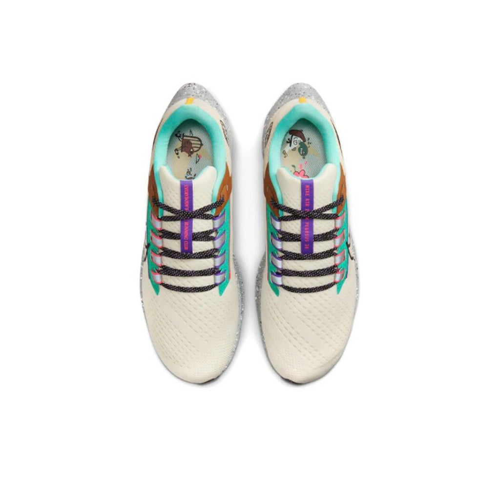 Ivory Nike Air Zoom Pegasus 38 Running Shoes DO2337-100 - product image from the listing.