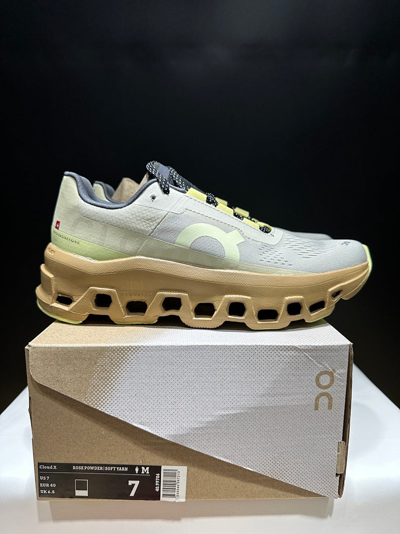 On Cloudmonster Trainers in Sand Dune - product image from the listing.