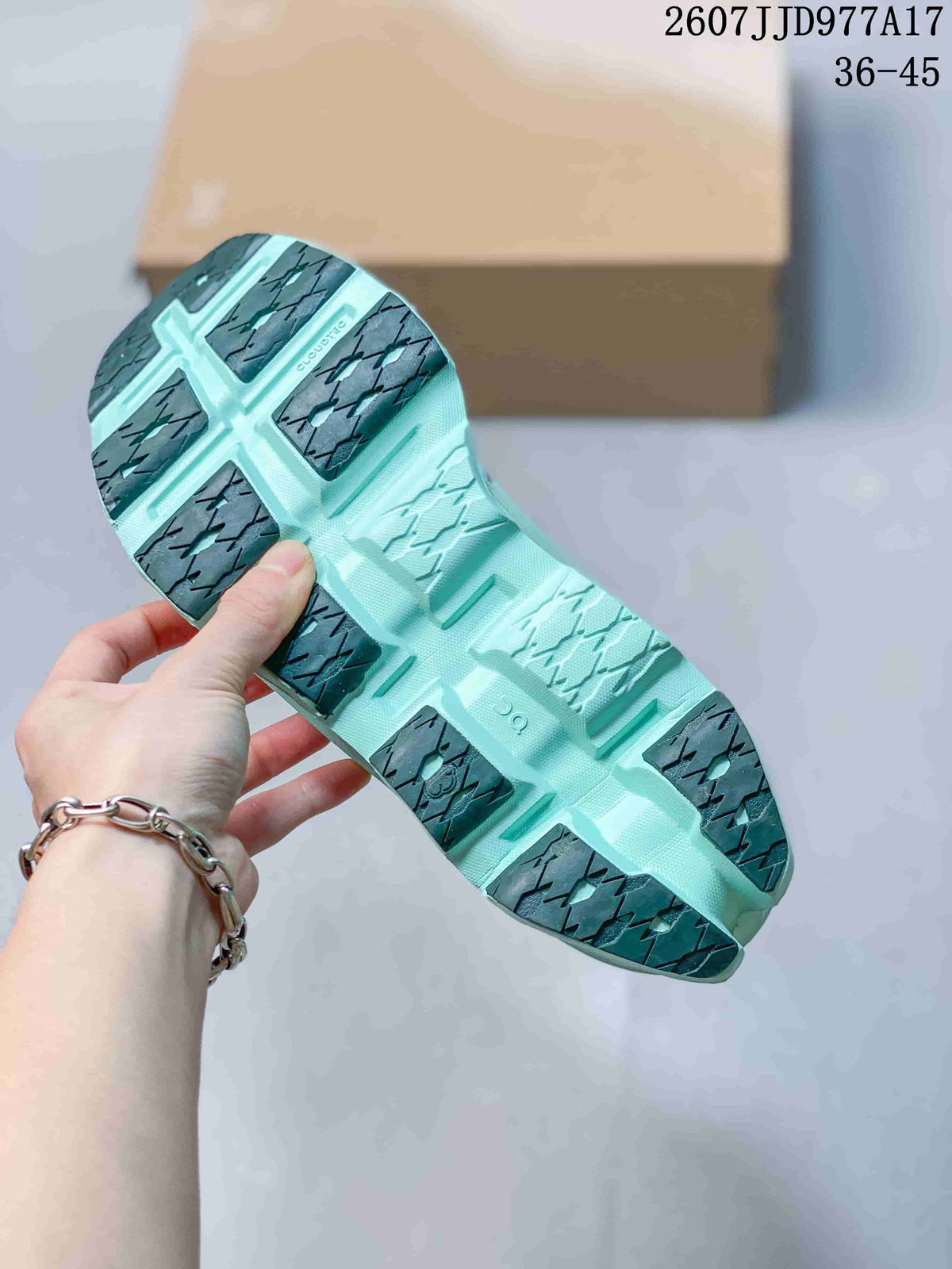 On Cloudmonster Void Running Sneakers in Mint Green 2607JJD977A17 - product image from the listing.