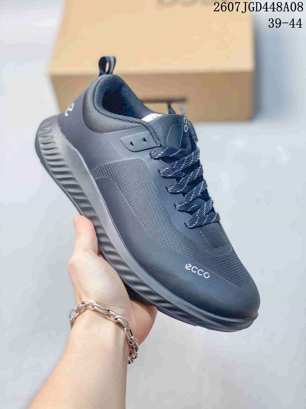 ECCO 710280OPW Dark Gray Casual Sneakers for Running - product image from the listing.