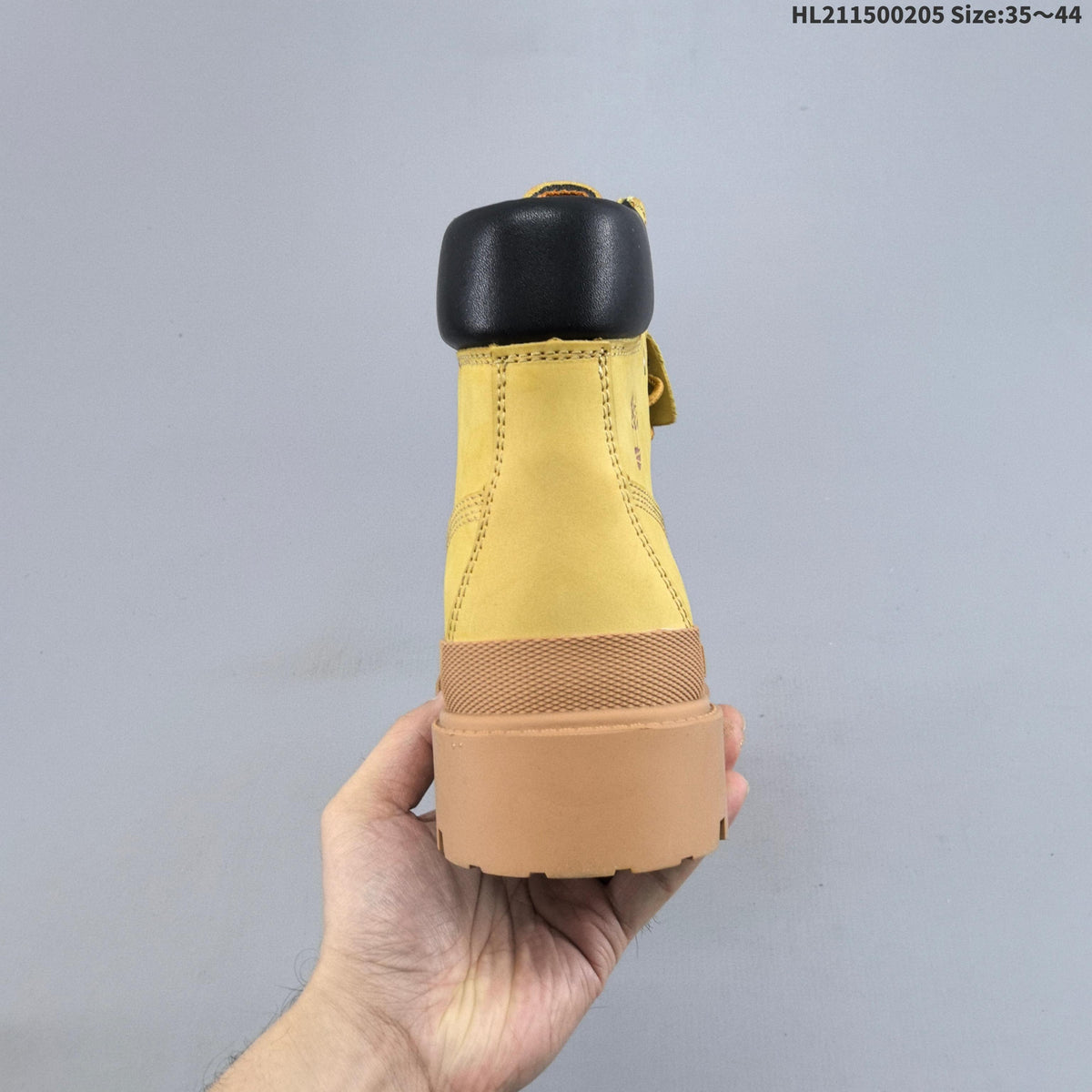 Timberland Yellow High-Cut Lace-Up Boots - product image from the listing.