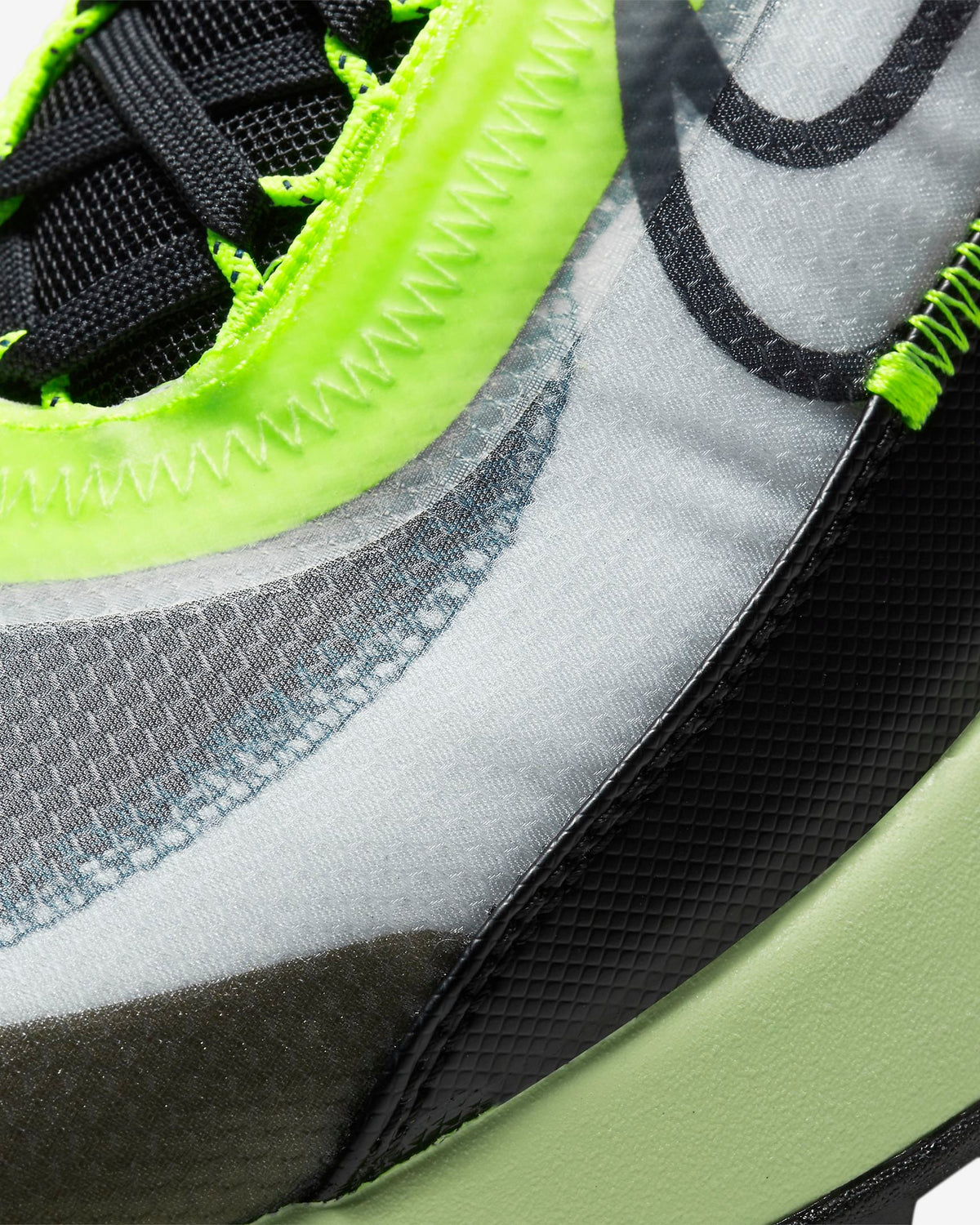 Sneakers, Black, Volt and Blue, - Nike Air Max 2090 BV9977-101 - product image from the listing.
