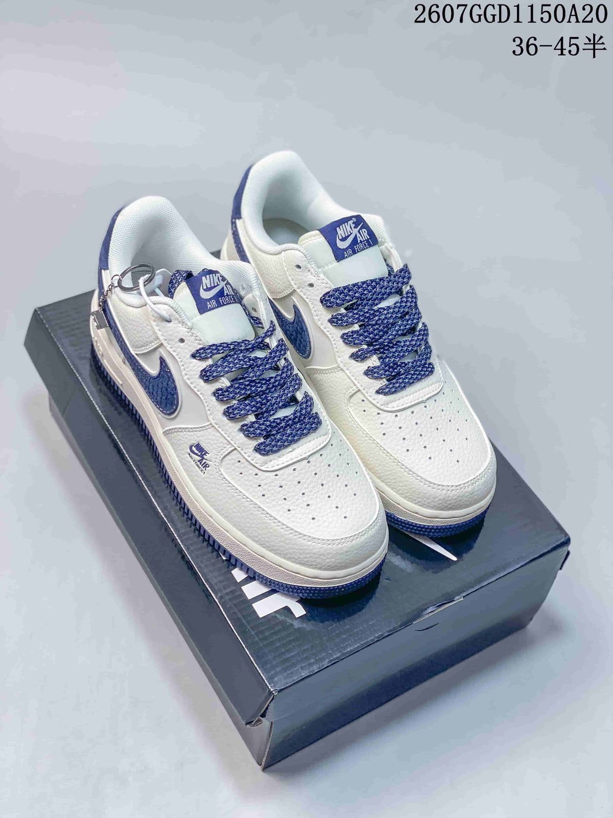 Nike Air Force 1 '07 Low Low-Top Sneakers in White - product image from the listing.