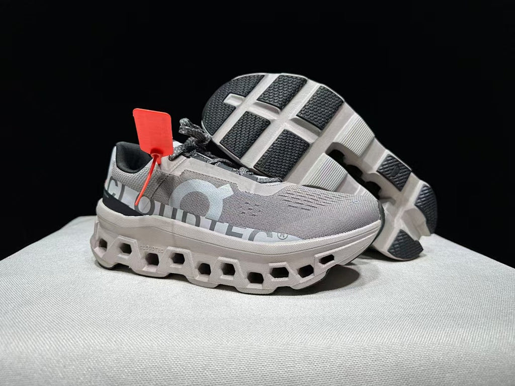 On Cloudmonster Trainers in Cinder Fog - product image from the listing.