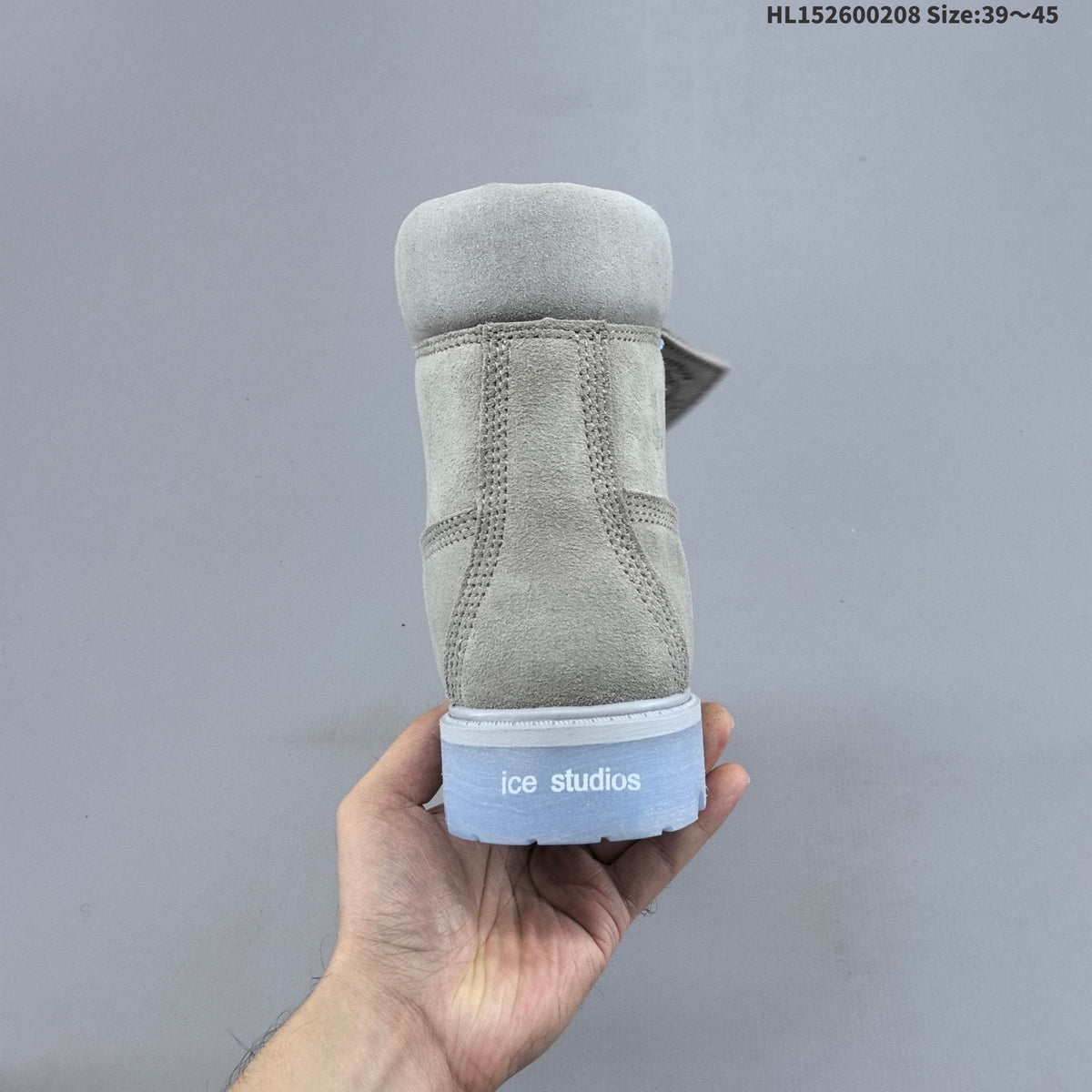 Grey Timberland High-Top Lace-Up Boots - product image from the listing.
