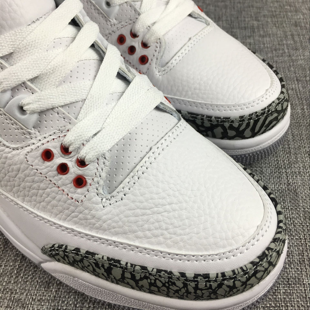 Air Jordan 3 White Cement High-Cut Sneakers - product image from the listing.