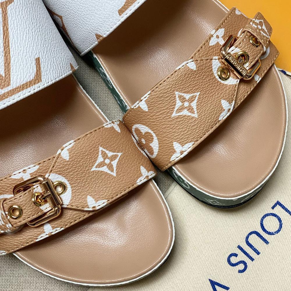 Bom dia Mule Slides Sandals by Louis Vuitton - product image from the listing.