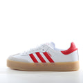 adidas Samba Platform Trainers White Red Gum Sole - product image from the listing.