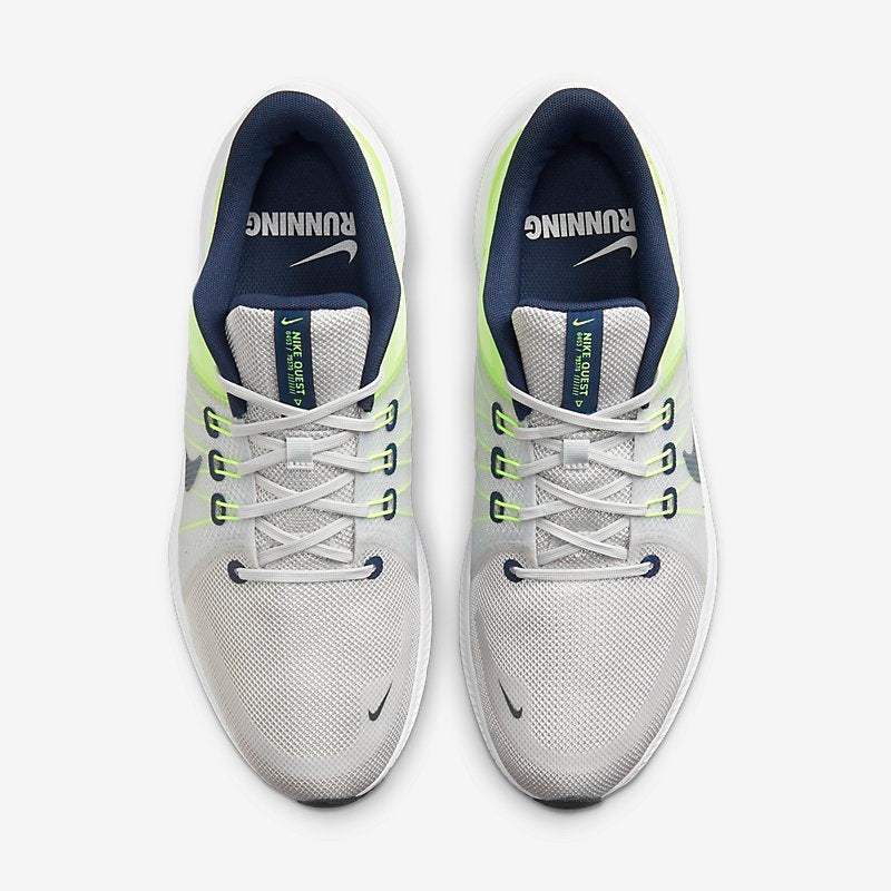 Nike Quest 4 Running Shoes DA1105-003 in White Volt - product image from the listing.