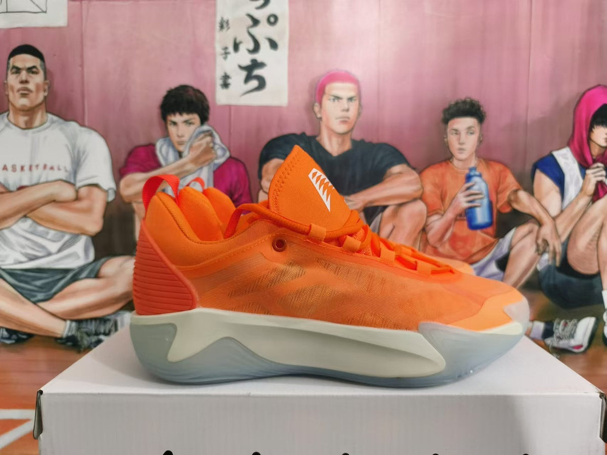 Bright Orange Nike Basketball Shoes - product image from the listing.