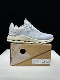 On Cloudnova Form 2 Sneakers, in Gray and Cream - product image from the listing.