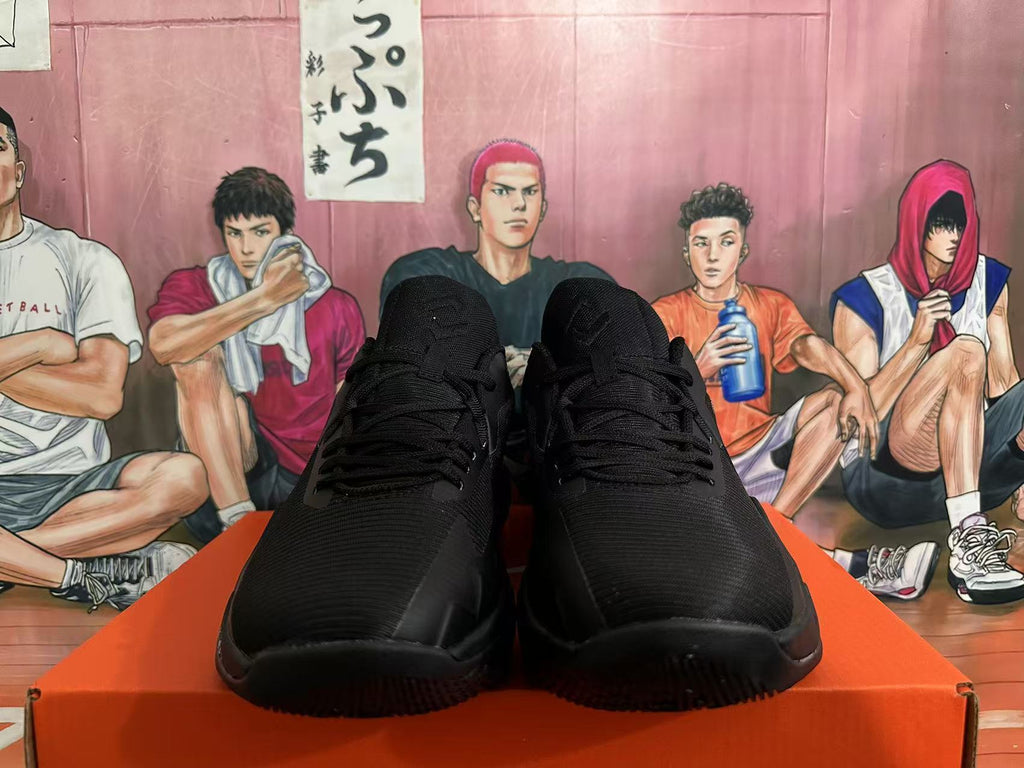 Nike Basketball Shoes, All in Black - product image from the listing.