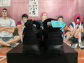 Jordan Luka 1 Basketball Shoes, in Black - product image from the listing.