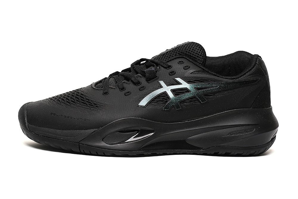 ASICS GEL-RESOLUTION Black Tennis Footwear - product image from the listing.