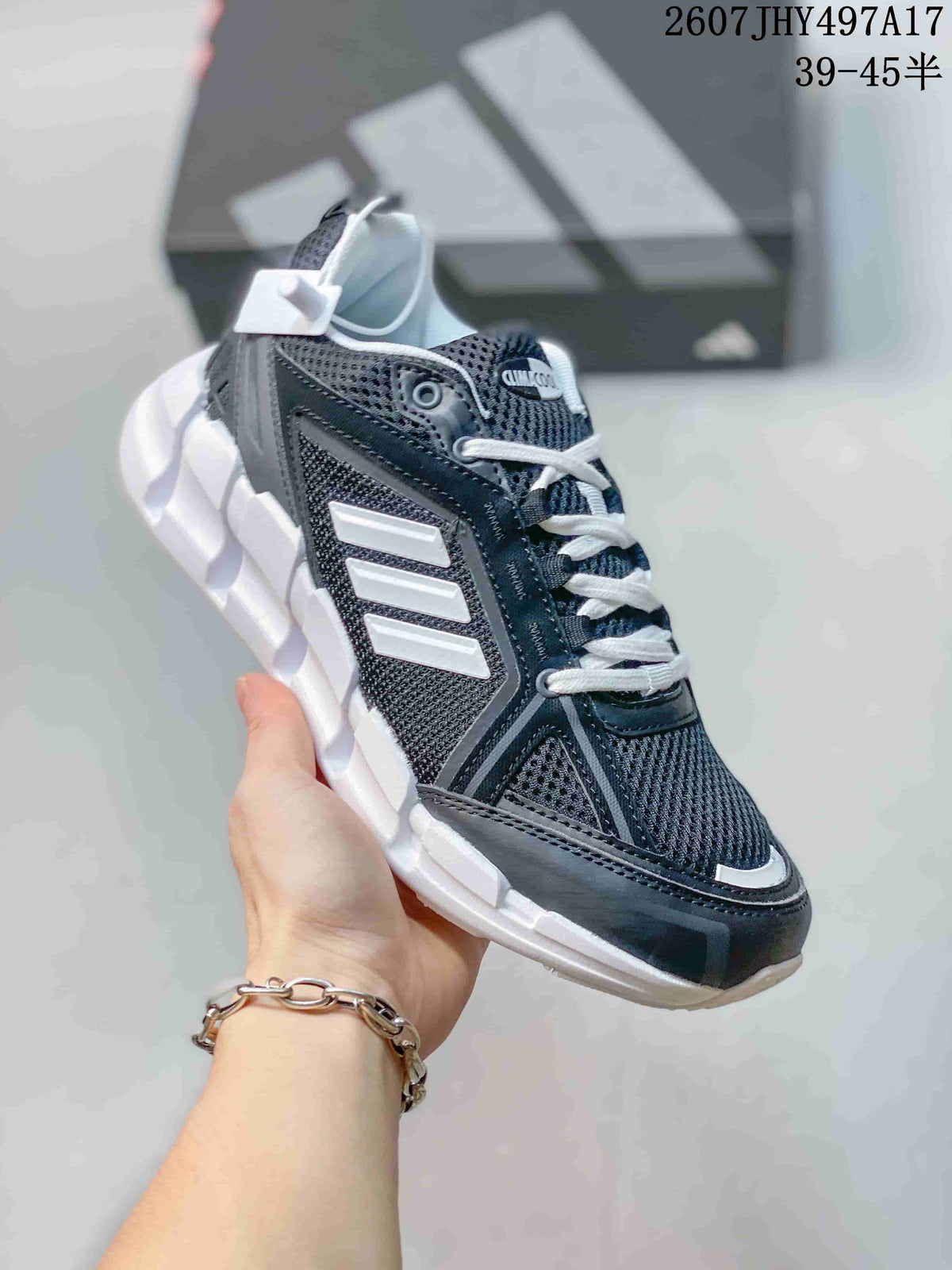 Adidas Climacool Ventage Low-Top Road Running Shoes in Black White - product image from the listing.