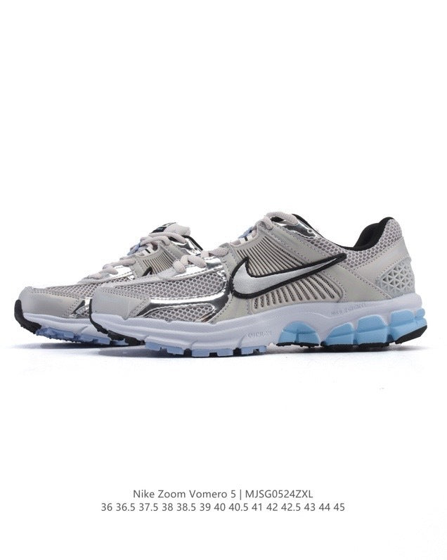 Nike Zoom Vomero 5 Sneakers in Silver Blue IM5042-XL - product image from the listing.