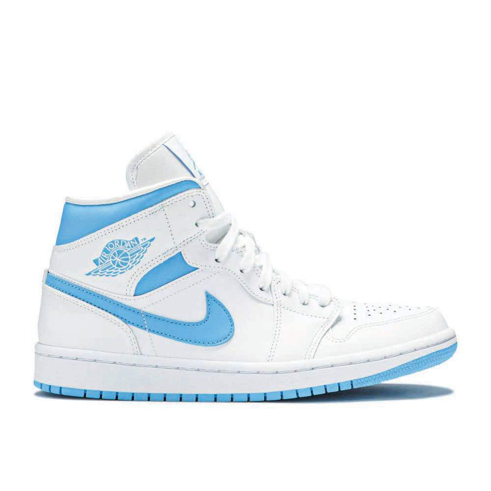Air Jordan 1 Mid 'UNC' Sneaker - product image from the listing.