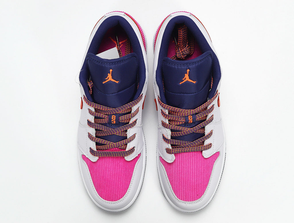 Nike Air Force 1 Low Sneakers, in White Pink Orange 554723-502 - product image from the listing.