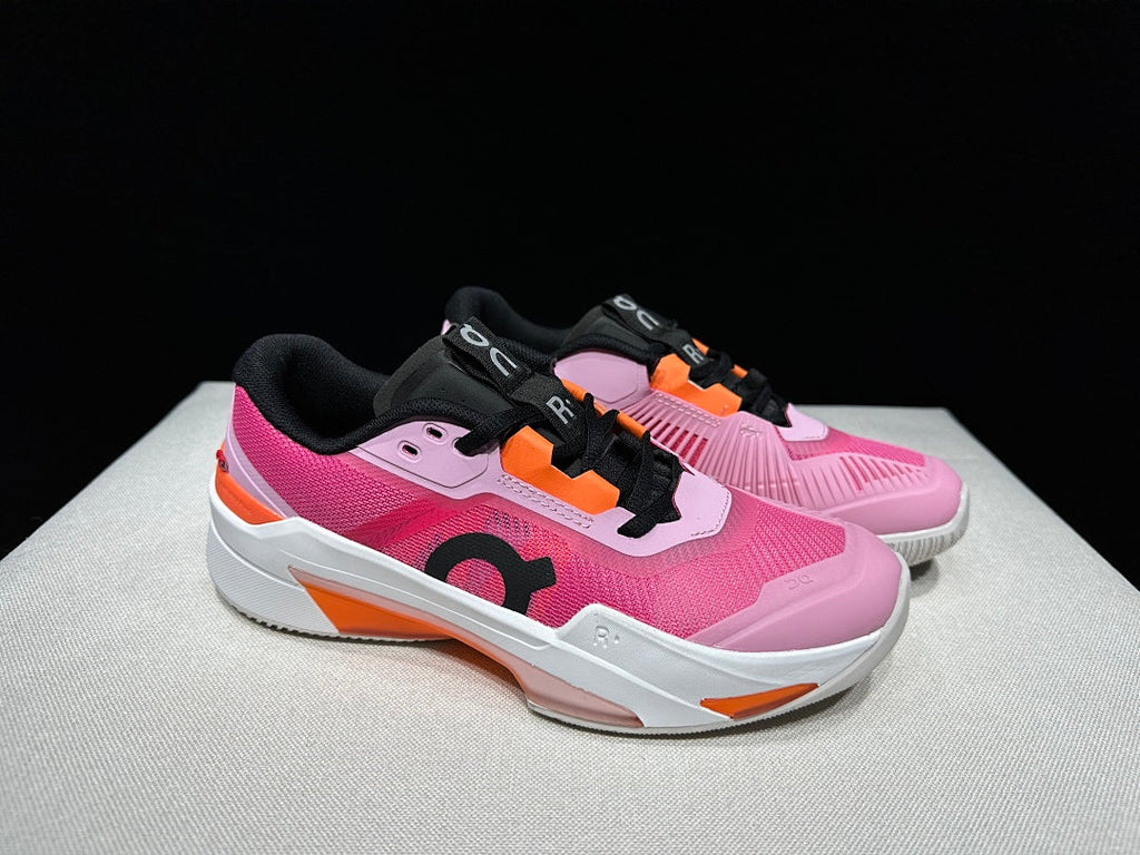 On The Roger Pro Fire Pink Flame Tennis Footwear - product image from the listing.