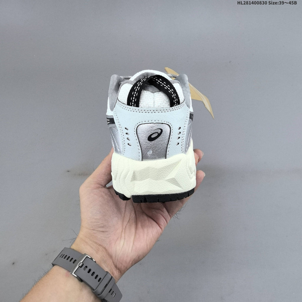 ASICS GEL-NANDI NR Running Sneakers in White Silver - product image from the listing.