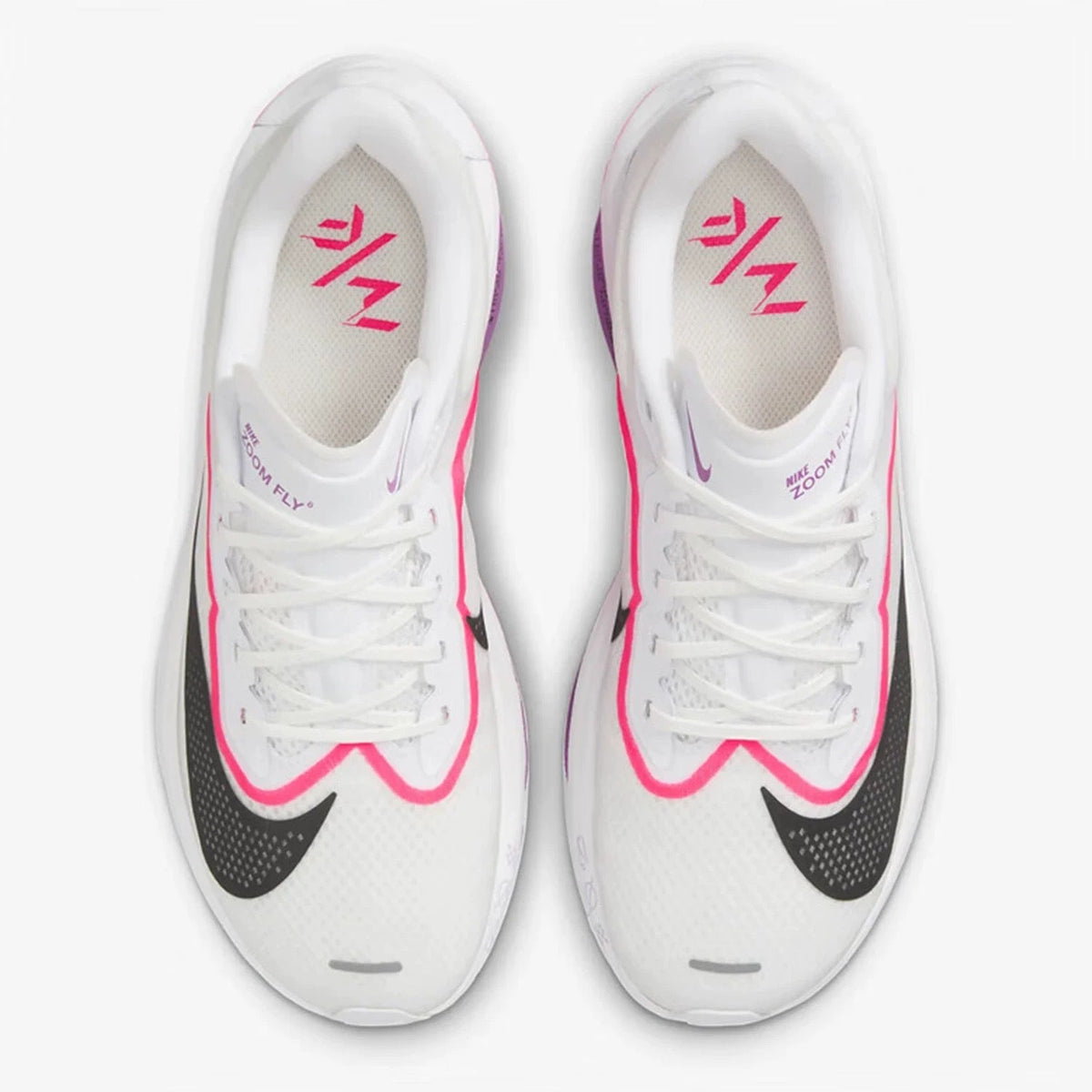 Nike Zoom Fly 6 Running Shoes in White Pink FN8454-101 - product image from the listing.