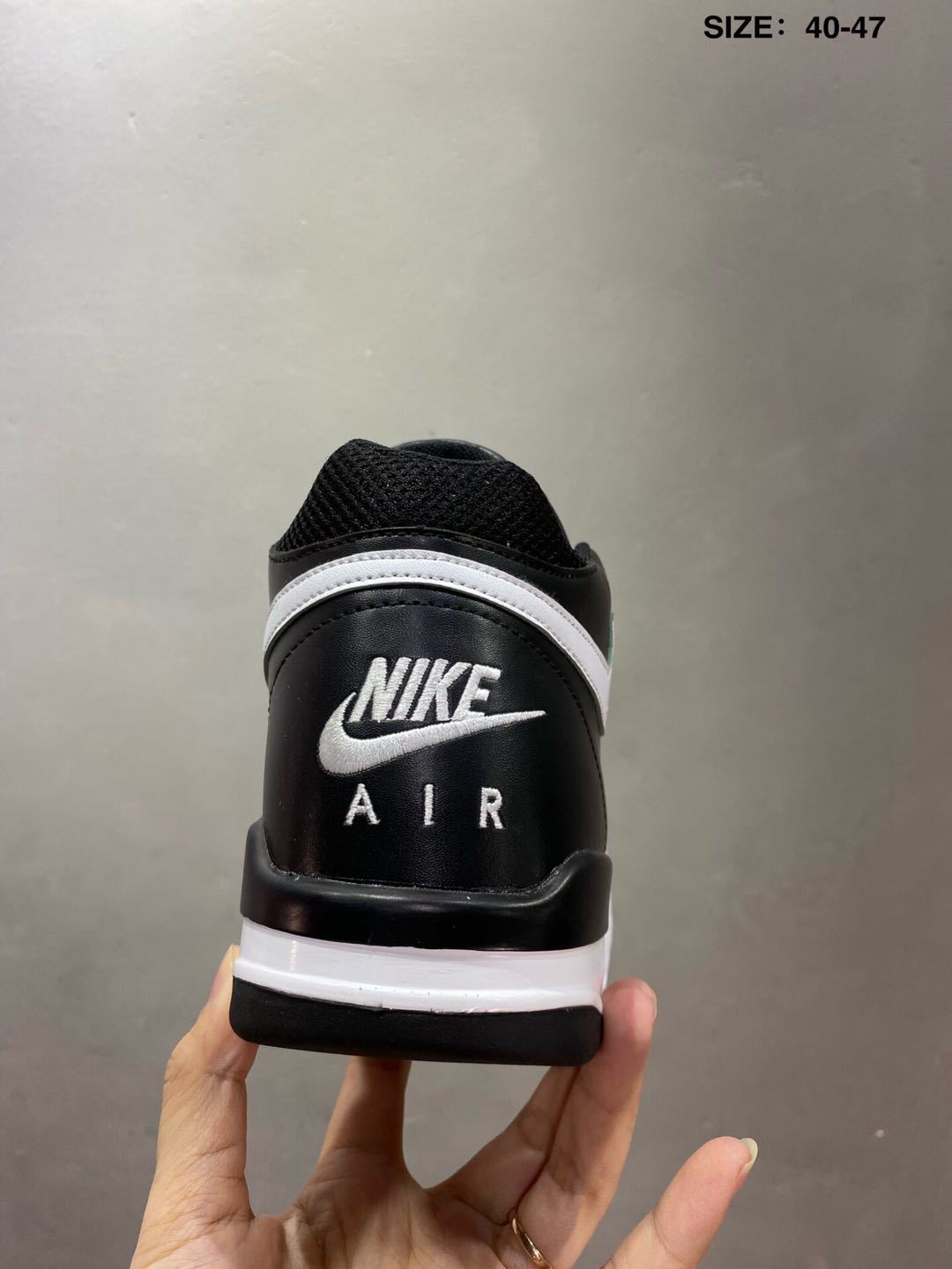 Nike Air Flight 89 Sneakers in Black and White - product image from the listing.