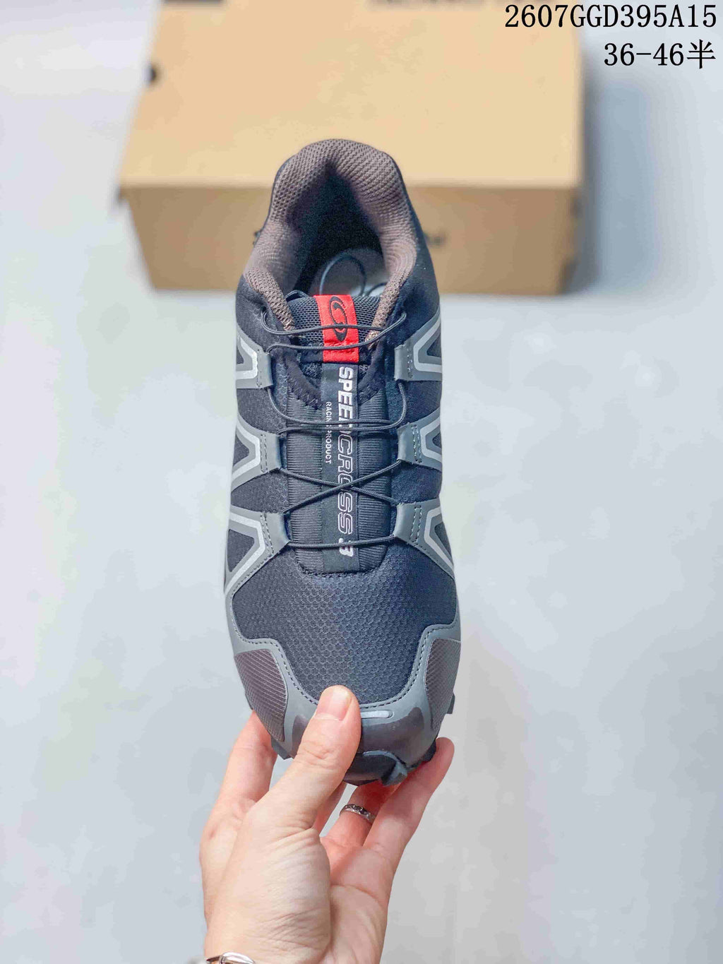 Salomon Speedcross 3 Trail Running Shoes in Gray 2607GGD395A15 - product image from the listing.