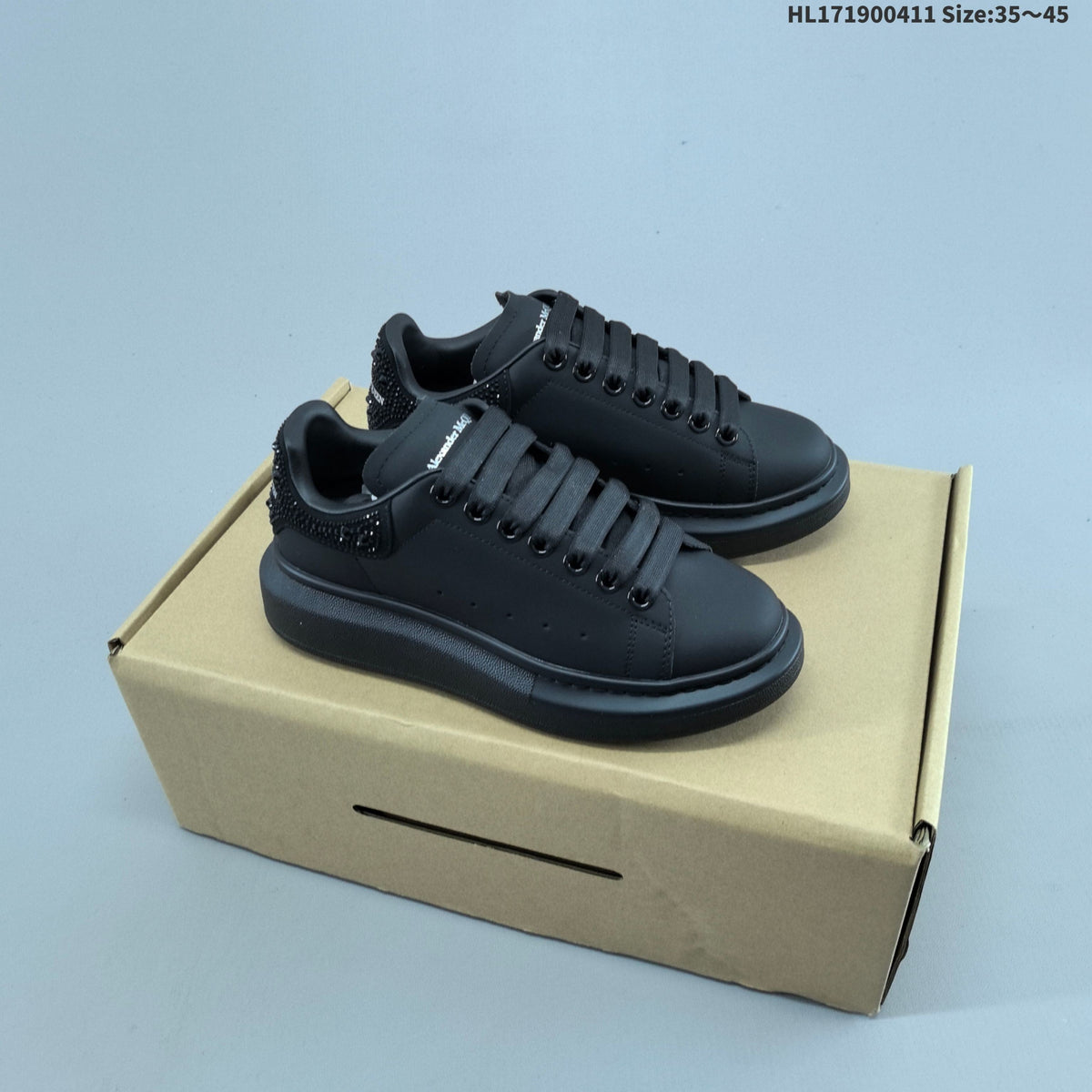 Alexander McQueen EC1 Low-Top Sneakers, in Black - product image from the listing.