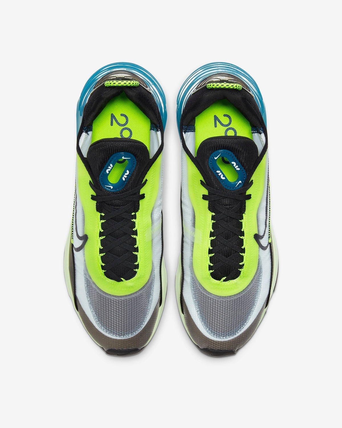 Sneakers, Black, Volt and Blue, - Nike Air Max 2090 BV9977-101 - product image from the listing.