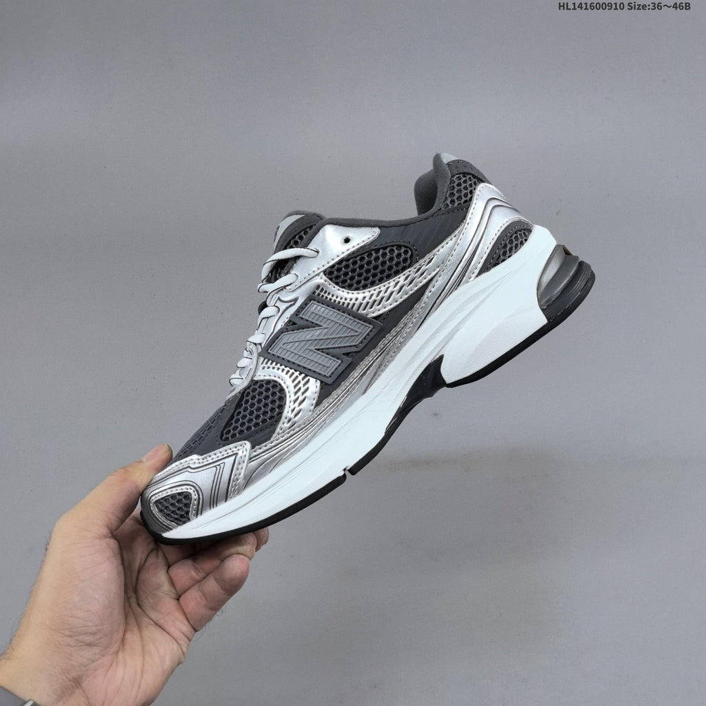 Silver and Charcoal New Balance 2010 Sneakers - product image from the listing.