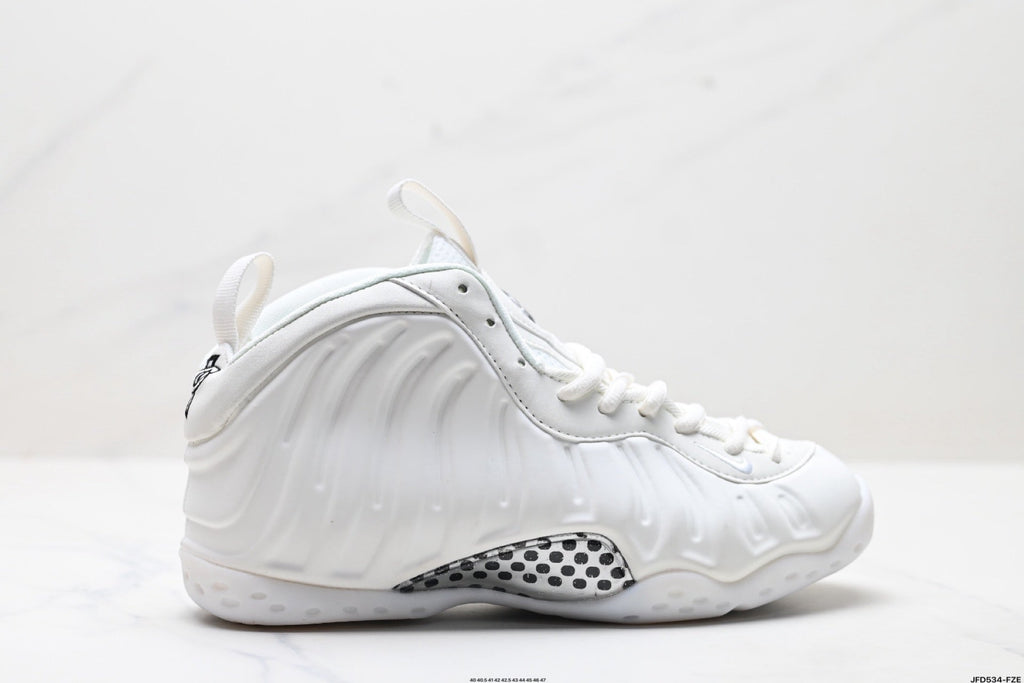 Nike Air Foamposite One Penny Basketball Sneakers in White JFD534-FZE - product image from the listing.