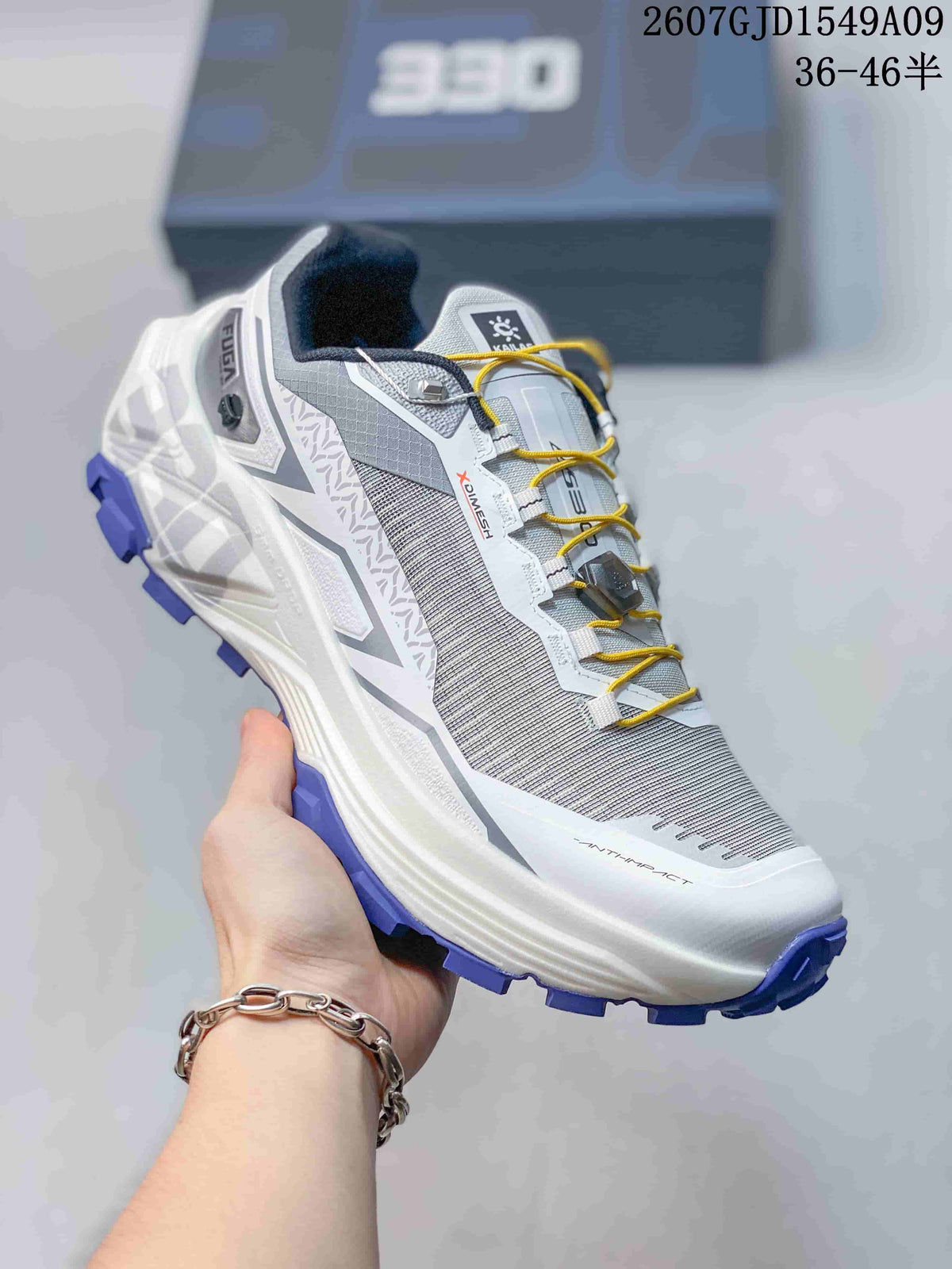 Kailas Fuga Ex 330 Trail Running Shoes in Grey Purple - product image from the listing.