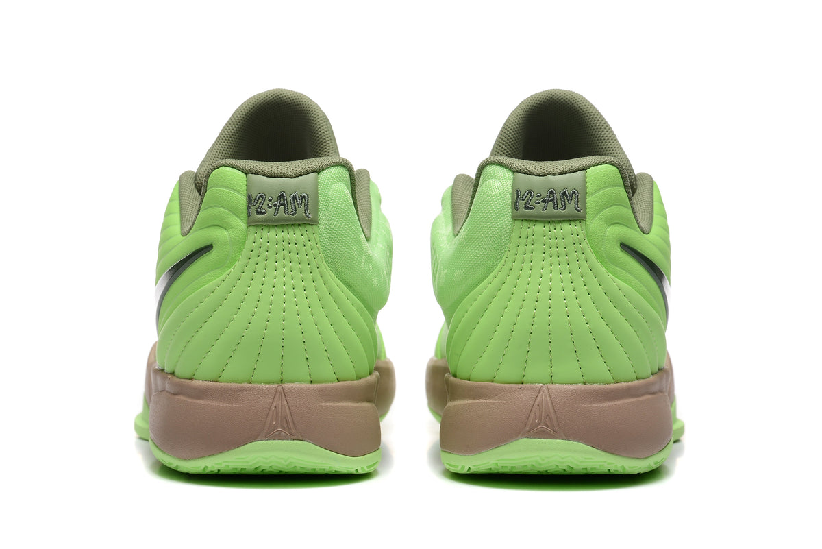 Nike Ja 2 Basketball Shoes in Green and Olive - product image from the listing.