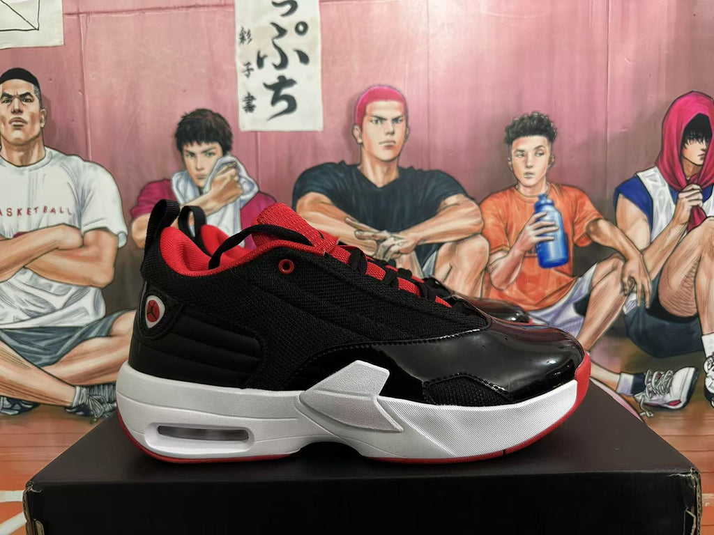 Air Jordan 22 Black White Red Basketball Sneakers - product image from the listing.