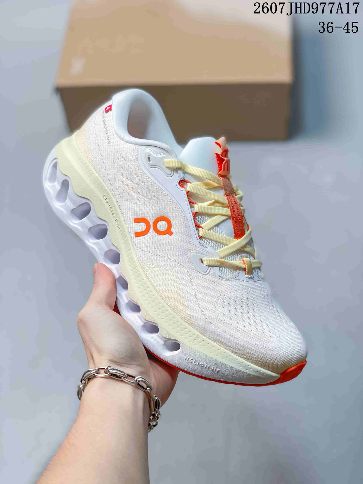 On Cloudtilt Sneakers in White Orange - product image from the listing.