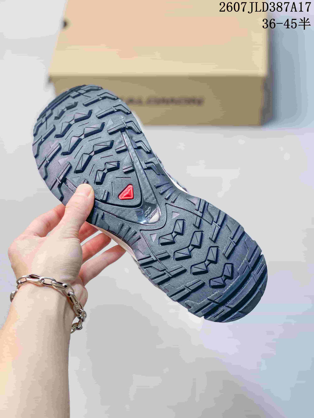 Salomon XA PRO 3D Trail Running Shoes in Grey Purple - product image from the listing.