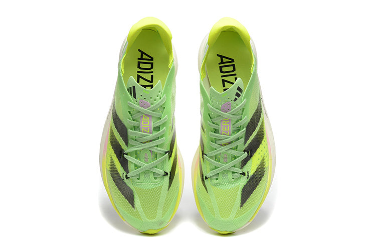 Adidas Adizero Adios Pro 3 Running Shoes, Neon in Green - product image from the listing.