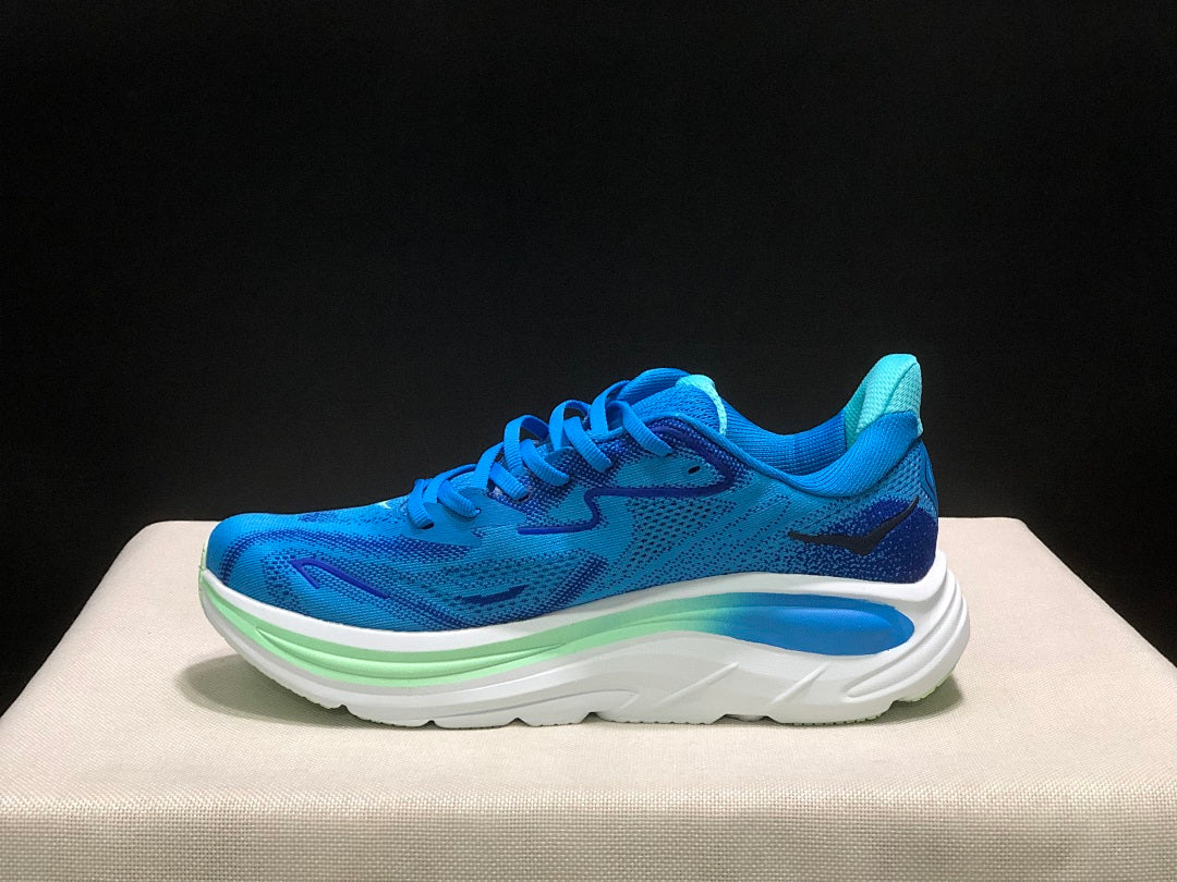 HOKA Clifton 10 Running Shoes in Blue - product image from the listing.
