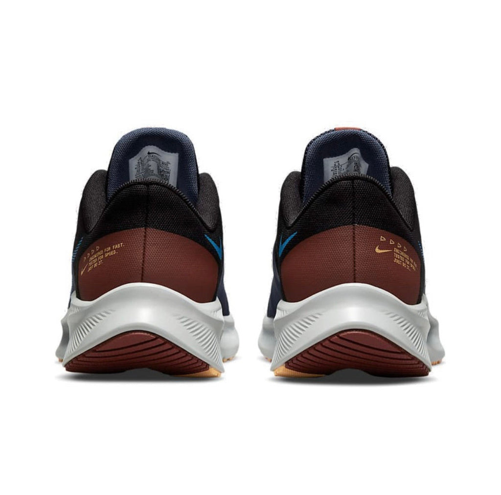 Nike Quest 4 Running Shoes in Black Blue DA1105-400 - product image from the listing.