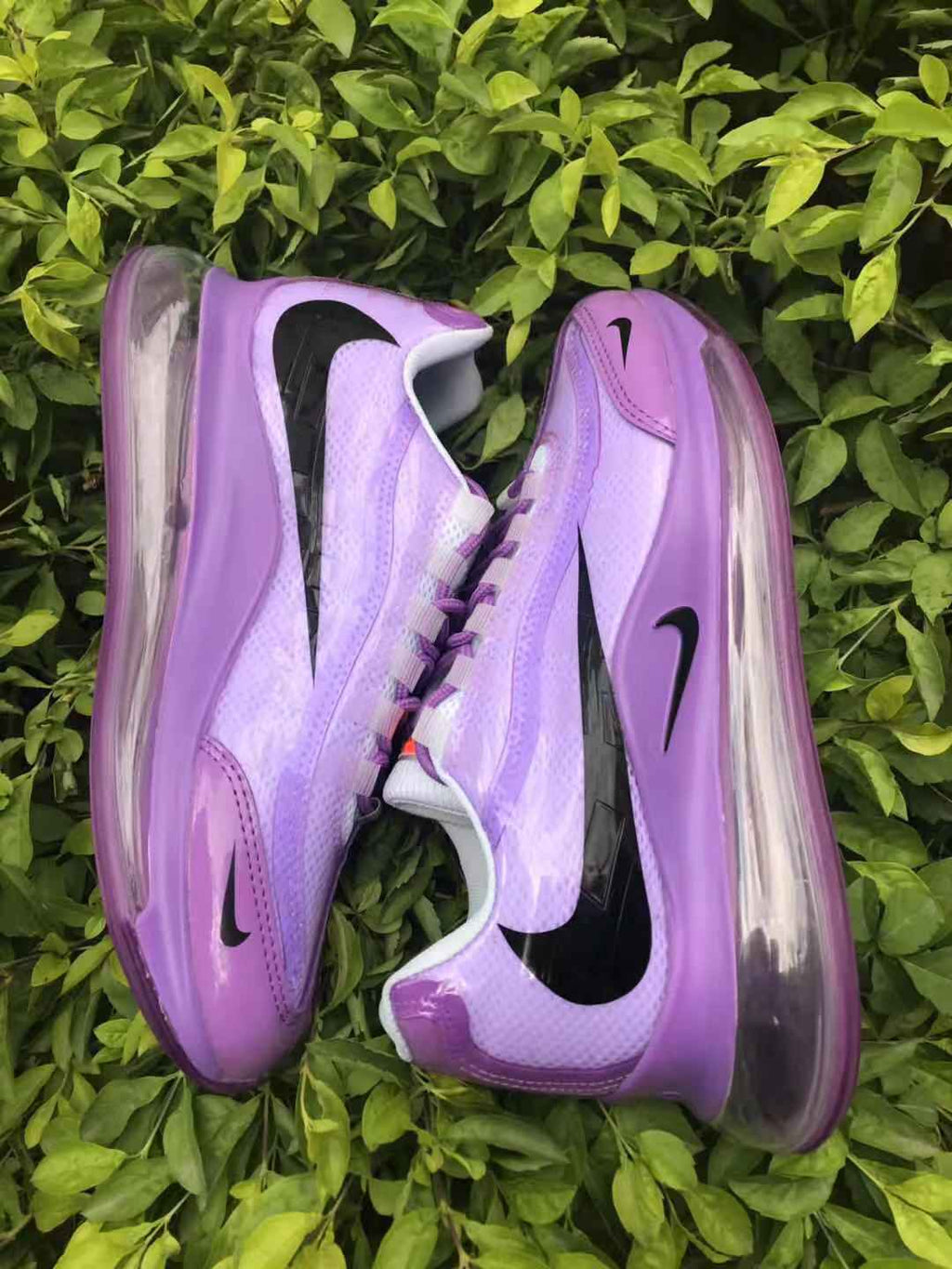 Purple Nike Air Max 720 Sneakers - product image from the listing.
