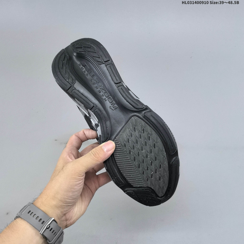 Nike Air Zoom Pegasus 42 Running Shoes, in Black and Silver - product image from the listing.