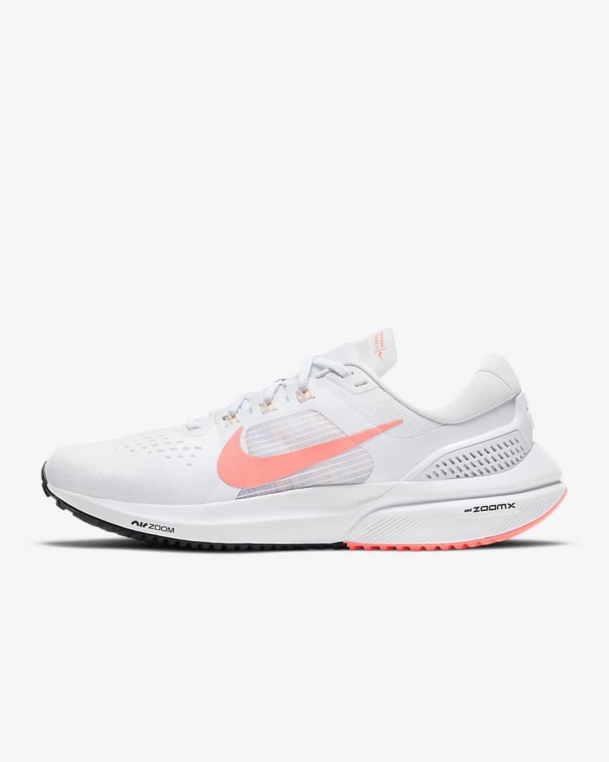 Nike Air Zoom Vomero 15 Running Shoes in White Coral CU1856-102 - product image from the listing.