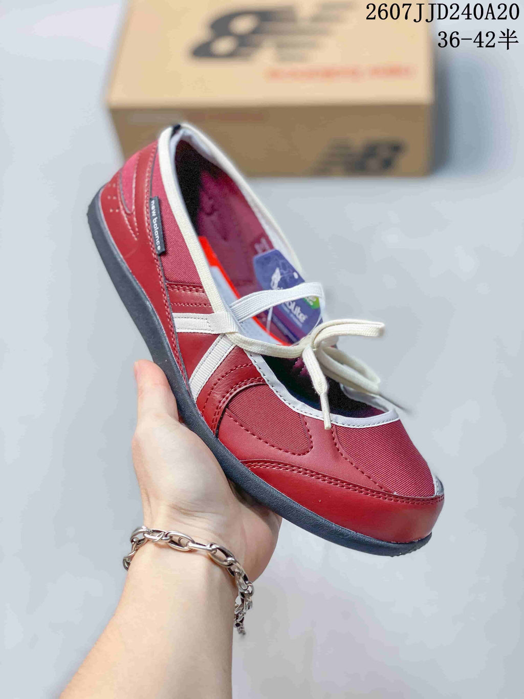 Women's New Balance Flat Breeze Mary Jane Sneakers 711260QQT - product image from the listing.