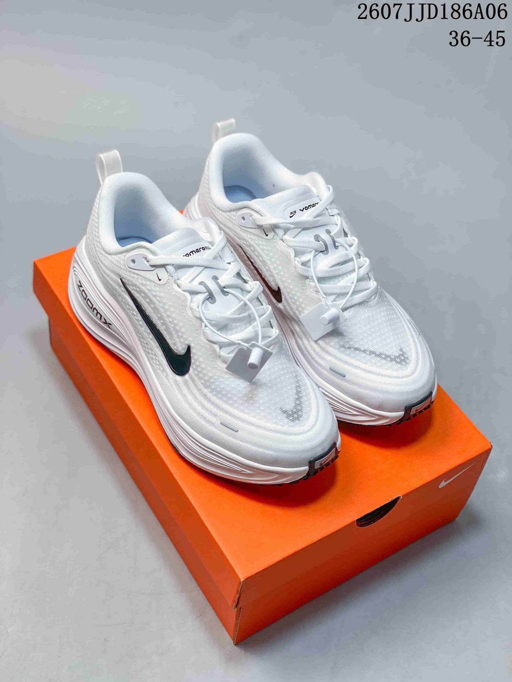 Nike Vomero 18 GTX Running Shoes in White Black - product image from the listing.