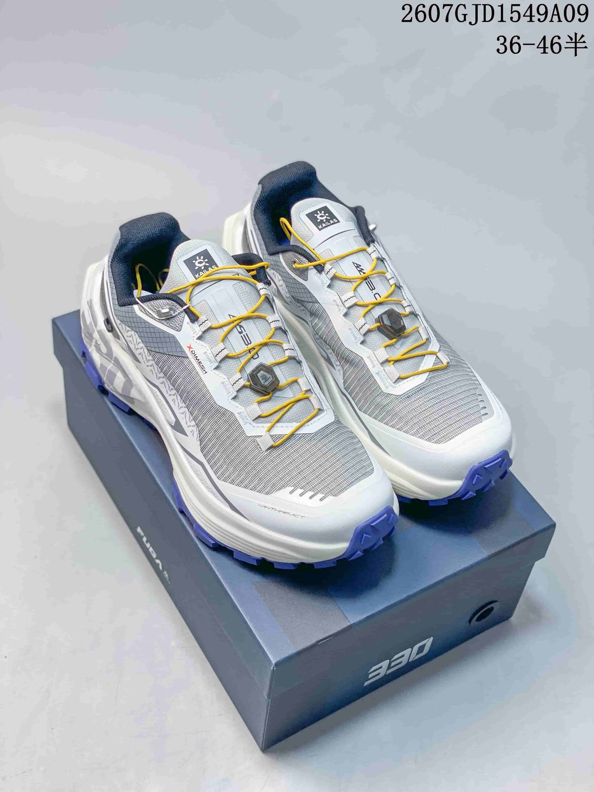 Kailas Fuga Ex 330 Trail Running Shoes in Grey Purple - product image from the listing.